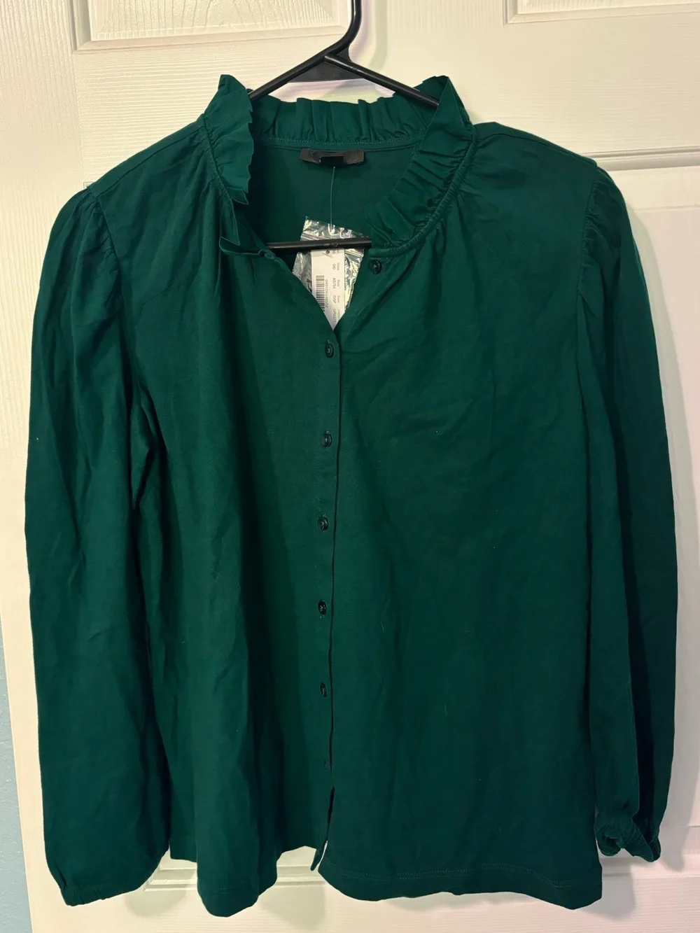NWT J.Crew Green Blouse
